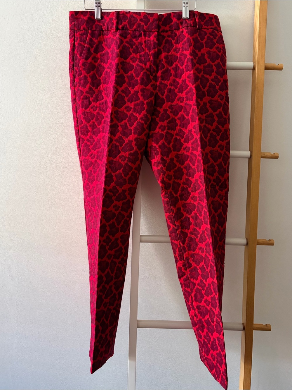 Women’s Talbots Red Patterned Dress Pants